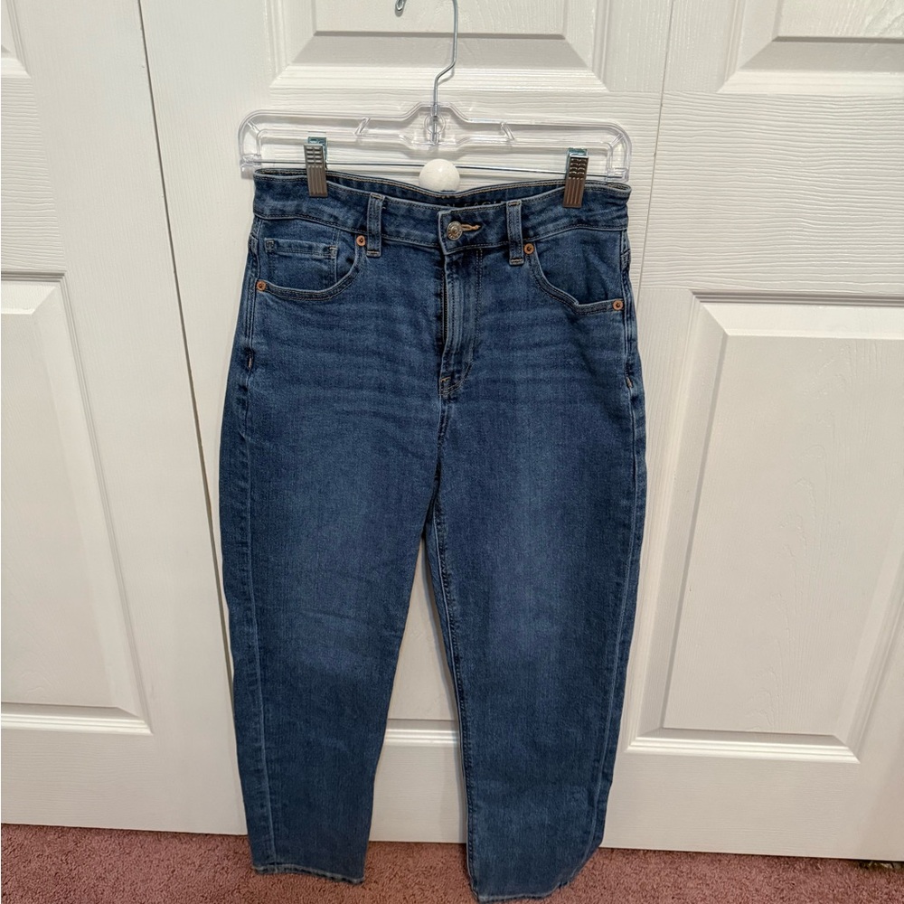 Classic Blue Women's Mom Style Jeans